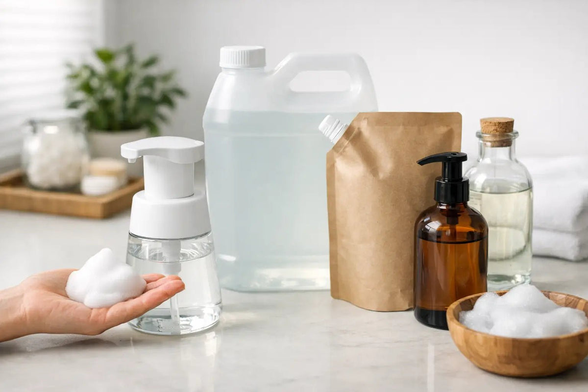 Foaming Hand Soap Refill Options That Make Sense - Beessential