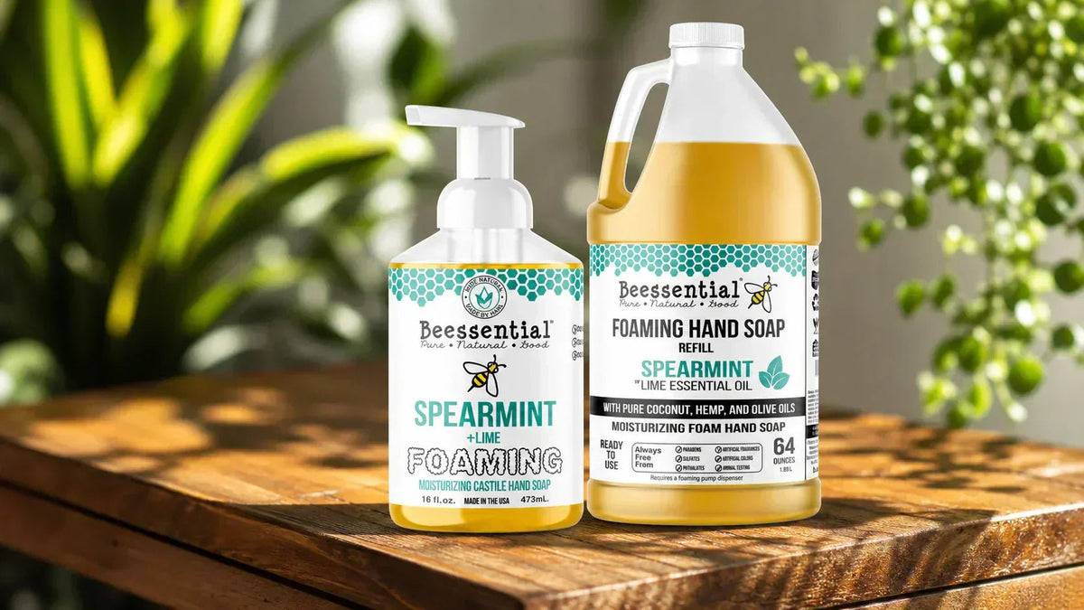 How to Refill Foaming Soap Bottles - Beessential