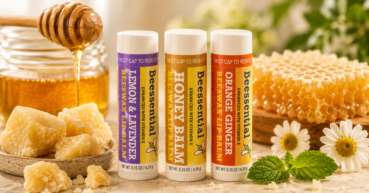 Natural Lip Balm for Chapped Lips That Works - Beessential