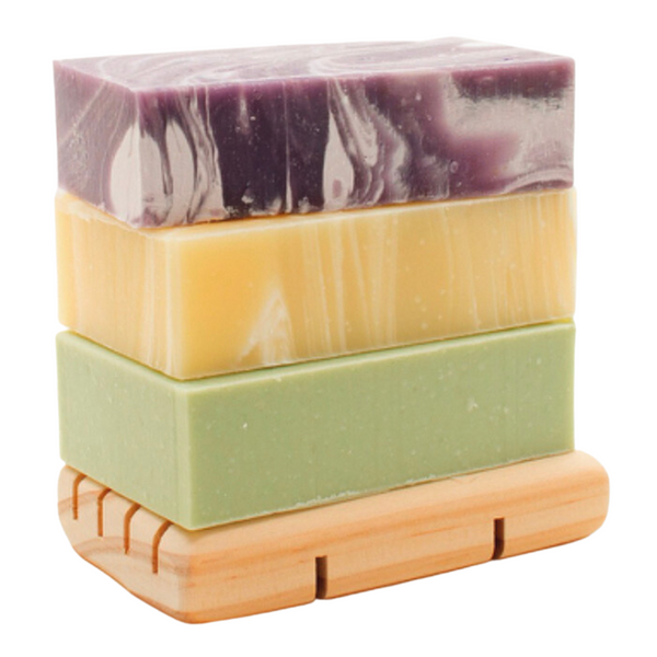 Buy 3 Beessential Bar Soaps, Get a Free Wooden Soap Dish