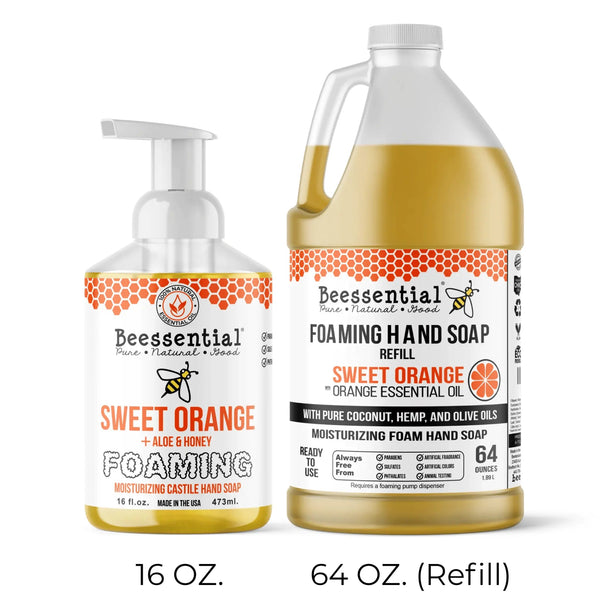 Sweet Orange Foaming Soap - Beessential