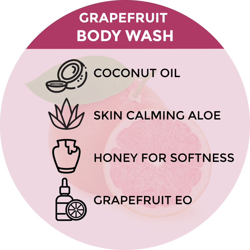 Grapefruit Body Wash with Lemongrass