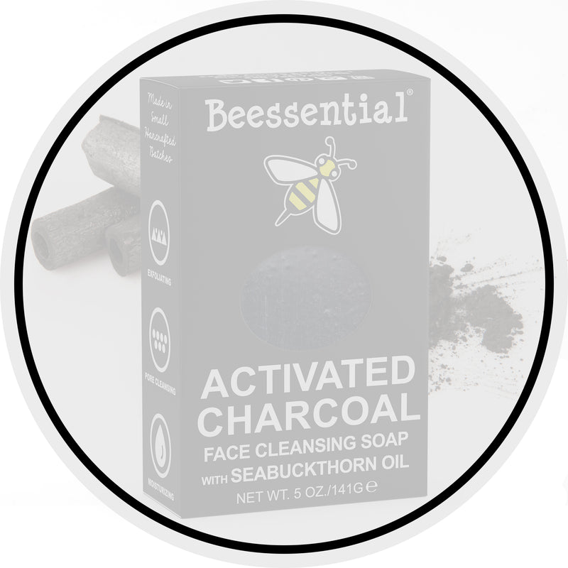 Deep Cleansing Charcoal Bar Soap - Detoxifying & Acne-Fighting Natural Soap for Face & Body