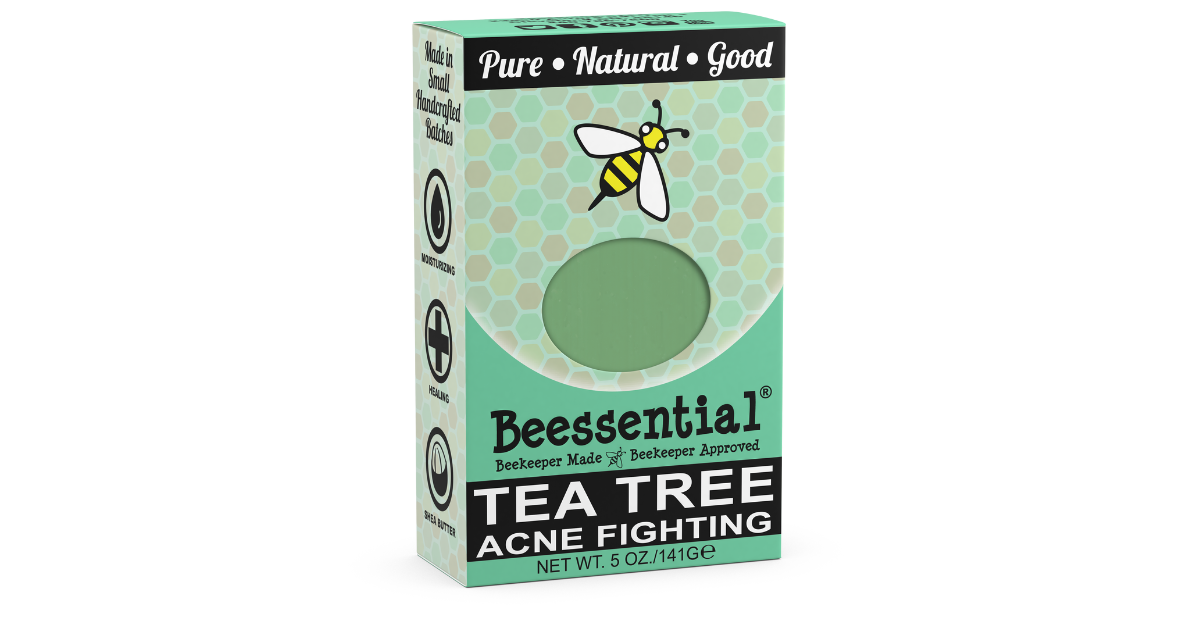 bar picture showing soap with tea tree oil, tea tree oil bar soap for acne, tea tree oil bar soap