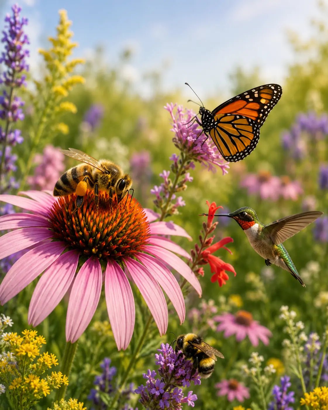Bees, Butterflies, and Other Pollinators: Nature's Essential Team - Beessential