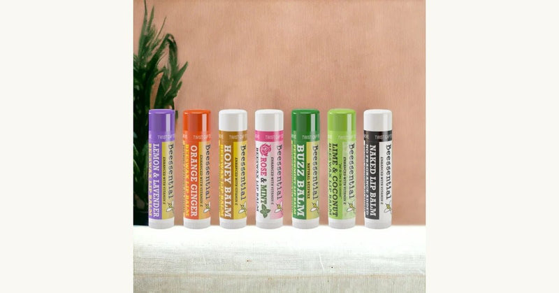 Beessential Lip Balm - Natural Hydration with Honey, Beeswax, and Propolis
