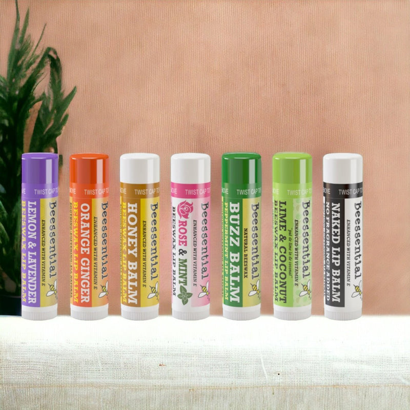 Beessential Lip Balm - Natural Hydration with Honey, Beeswax, and Propolis - Beessential
