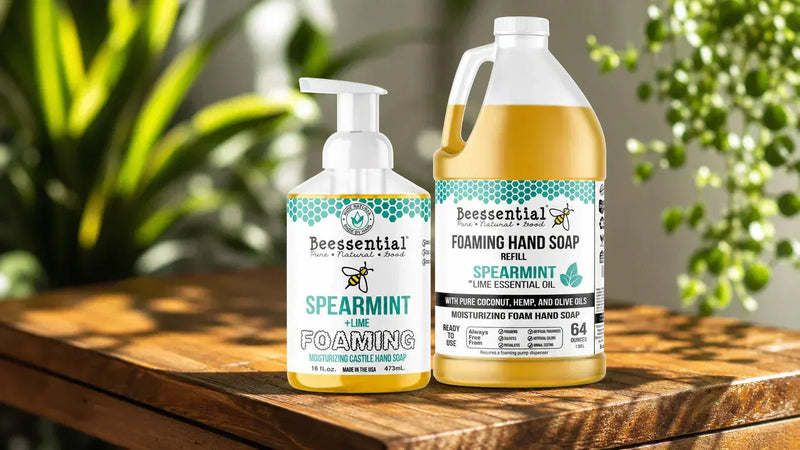 How to Refill Foaming Soap Bottles - Beessential