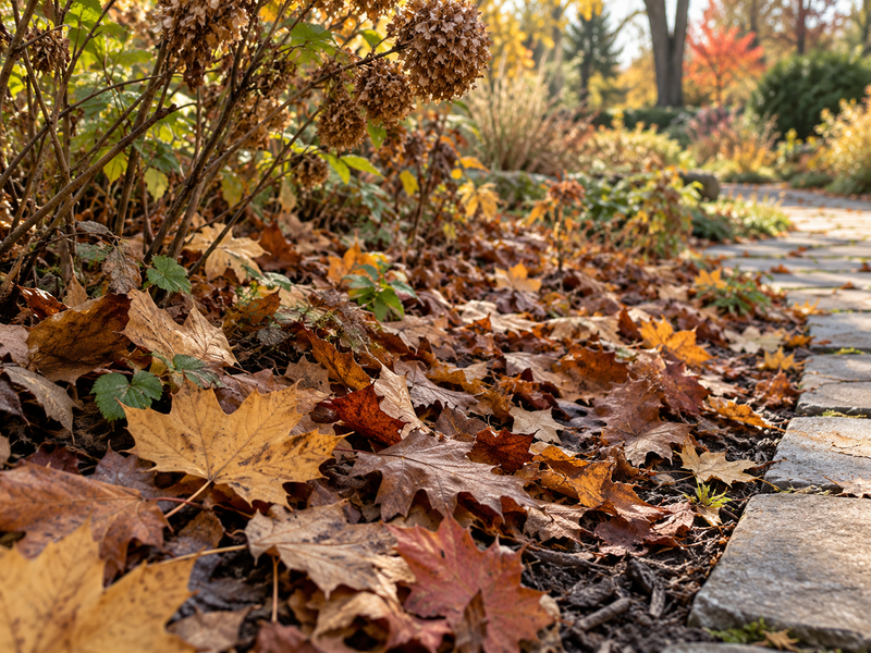 Leave the Leaves for Pollinators: A Simple Fall Garden Habit - Beessential