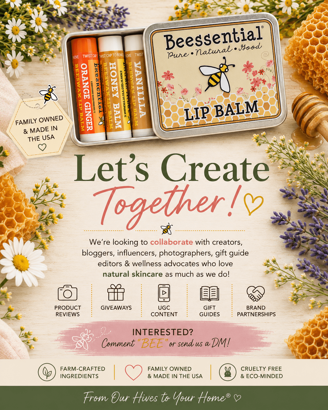 Let's Create Together: Partner With Beessential - Beessential