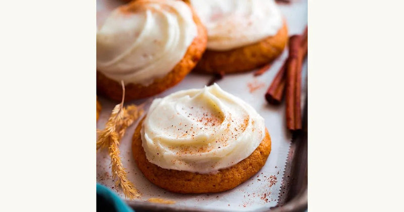 Pumpkin Cream Cheese Cookies | A Delicious Fall Treat