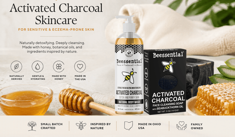 Activated Charcoal Skincare for Sensitive & Eczema-Prone Skin