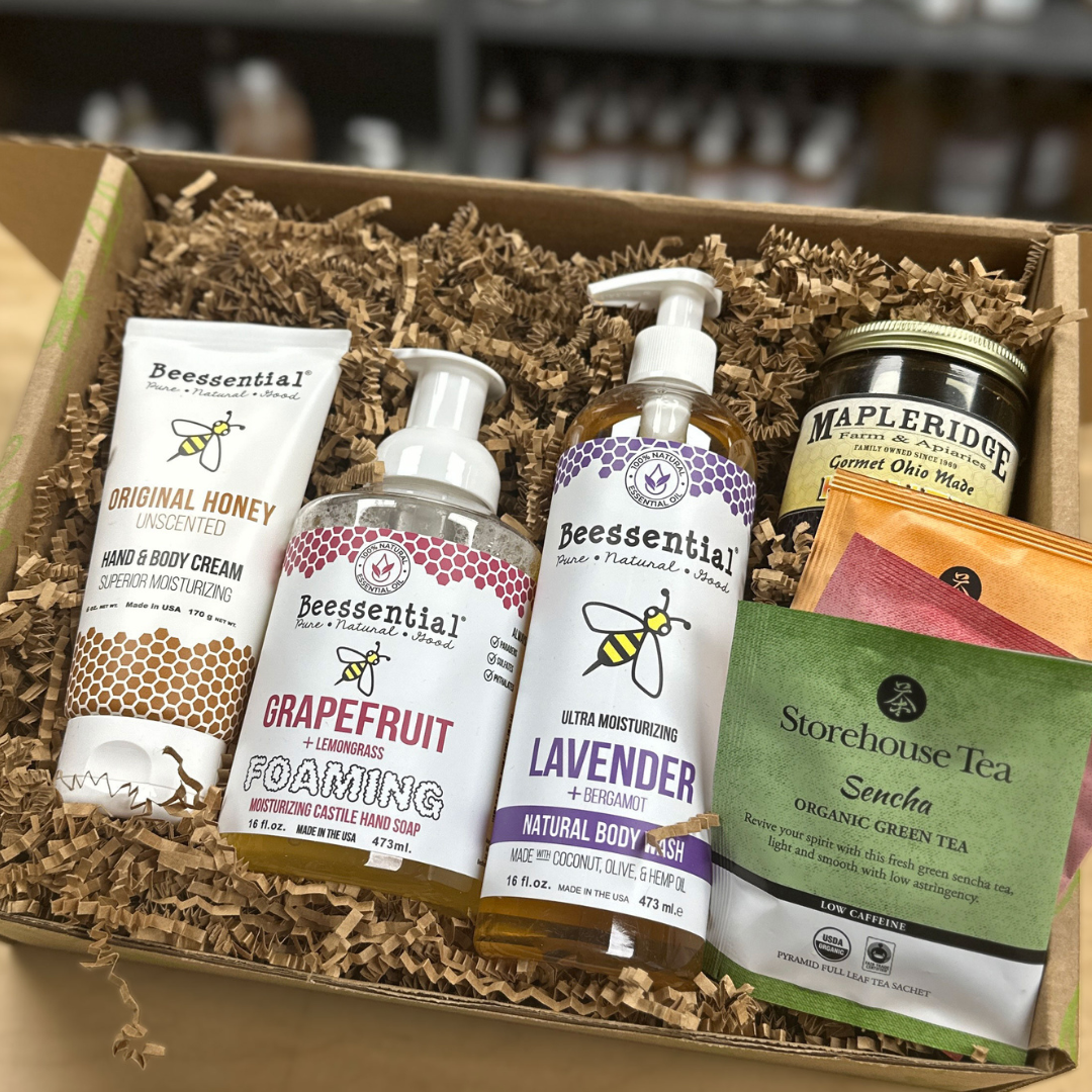 Open Queen Bee Bliss Gift Set – a complete Mother’s Day gift with natural products ready to give