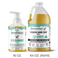 Beessential Spearmint Lime Foaming Soap - Natural Hand Wash