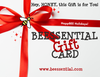 Beessential offers gift cards in different denominations.
