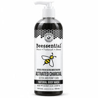 Activated Charcoal Body Wash - Detox & Hydrate - Beessential