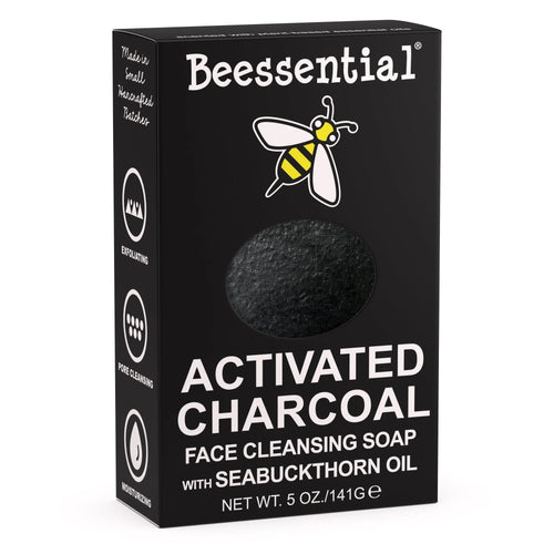 Activated Charcoal Face Soap - Deep Clean & Purify - Beessential