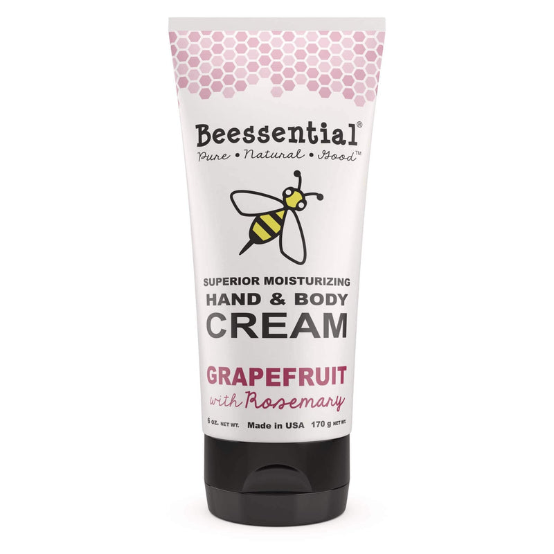 Grapefruit Rosemary Moisturizer is a bright, herbal hand and body cream made for dry-feeling skin