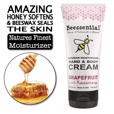 Beessential Grapefruit Rosemary Moisturizer for Dry Skin - Beessential