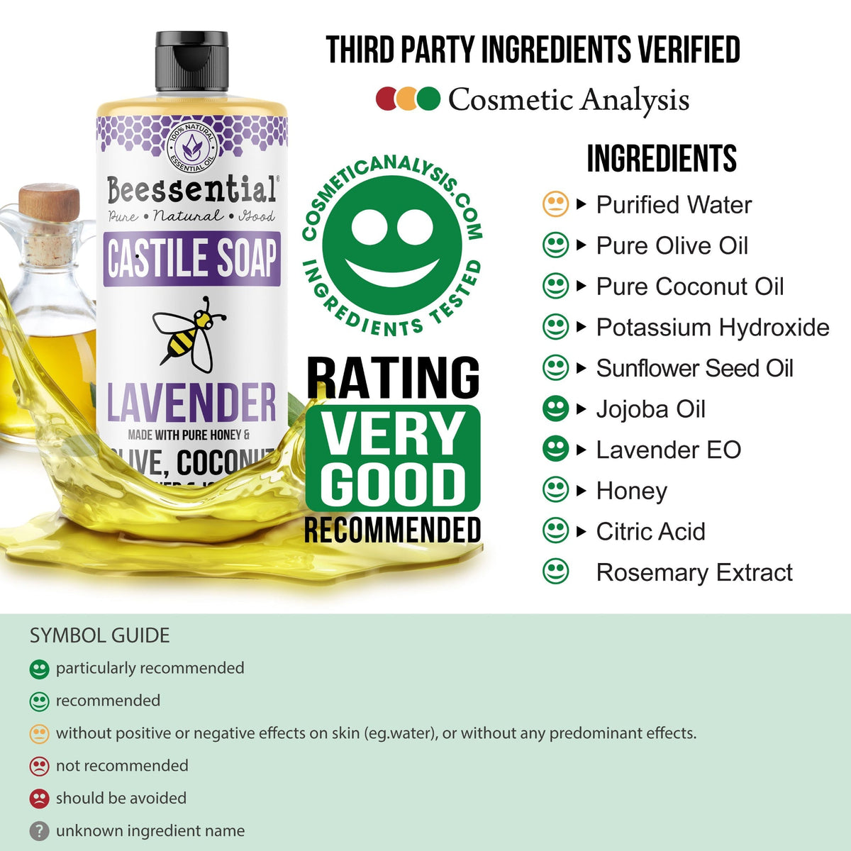 Beessential Lavender Castile Soap - Beessential