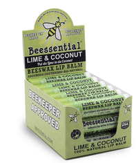 Coconut Lime Beeswax Lip Balm - Beessential