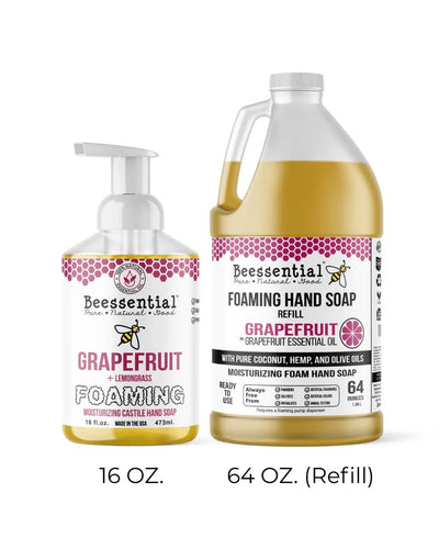 Grapefruit Lemongrass Foaming Hand Soap - Beessential