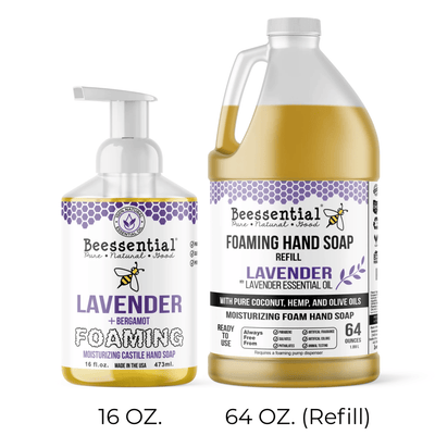 Lavender and Bergamot Foaming Hand Soap - Beessential