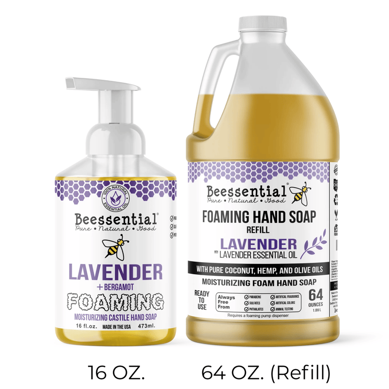 Lavender and Bergamot Foaming Hand Soap - Beessential