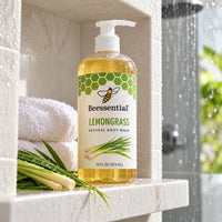 Lemongrass Body Wash (Natural & Hydrating) | Sulfate-Free - Beessential