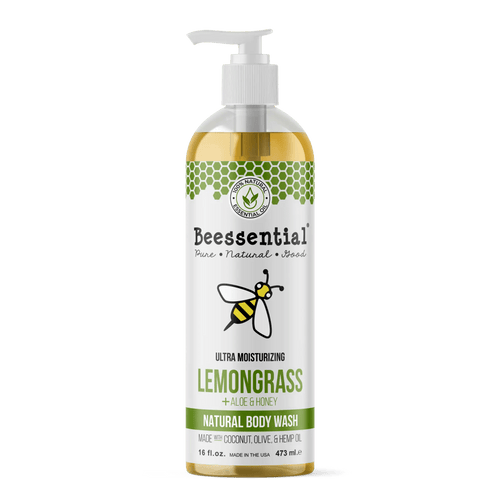 Lemongrass Body Wash (Natural & Hydrating) | Sulfate-Free - Beessential