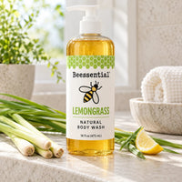 Lemongrass Body Wash (Natural & Hydrating) | Sulfate-Free - Beessential