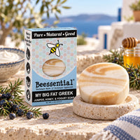 My Big Fat Greek Juniper Soap, Honey And Yogurt Soap - Beessential
