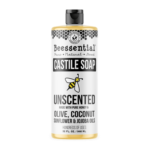 Natural Unscented Castile Soap – Moisturizing & Clean - Beessential