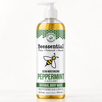 Peppermint Body Wash with All Natural Essential Oils - Beessential