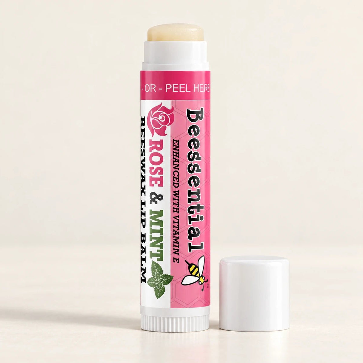 Rose Mint Lip Balm - Beessential