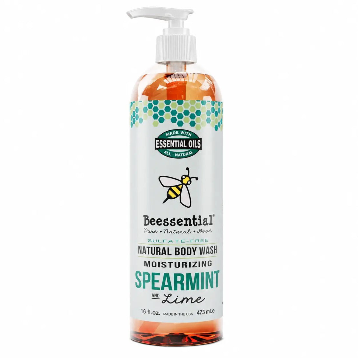 Spearmint Lime Body Wash - Beessential
