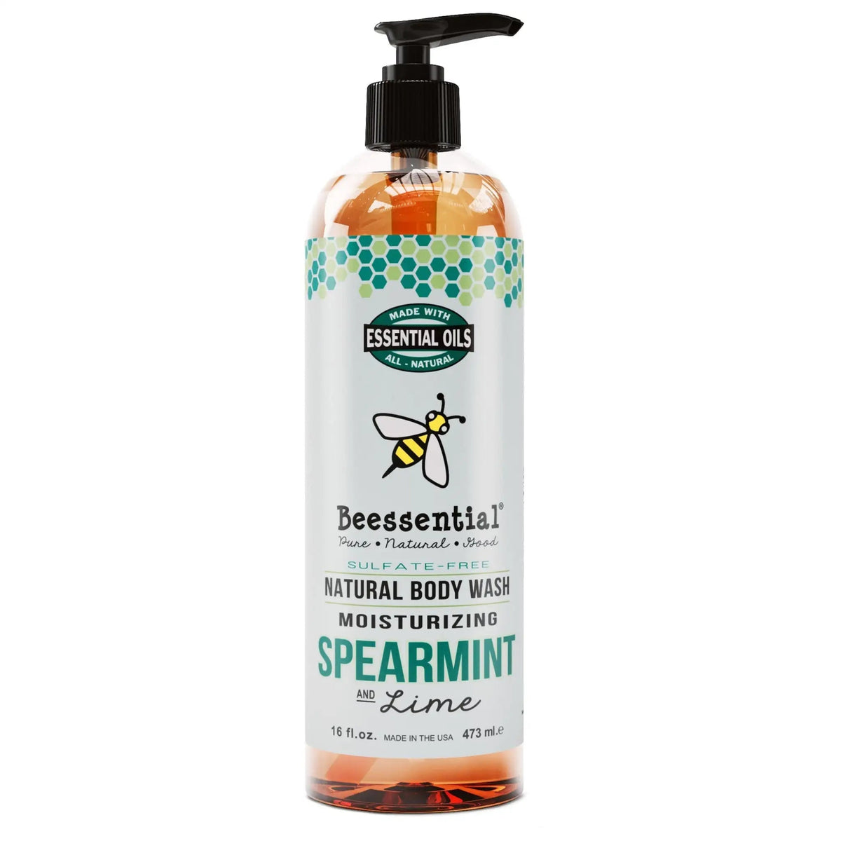 Spearmint Lime Body Wash - Beessential