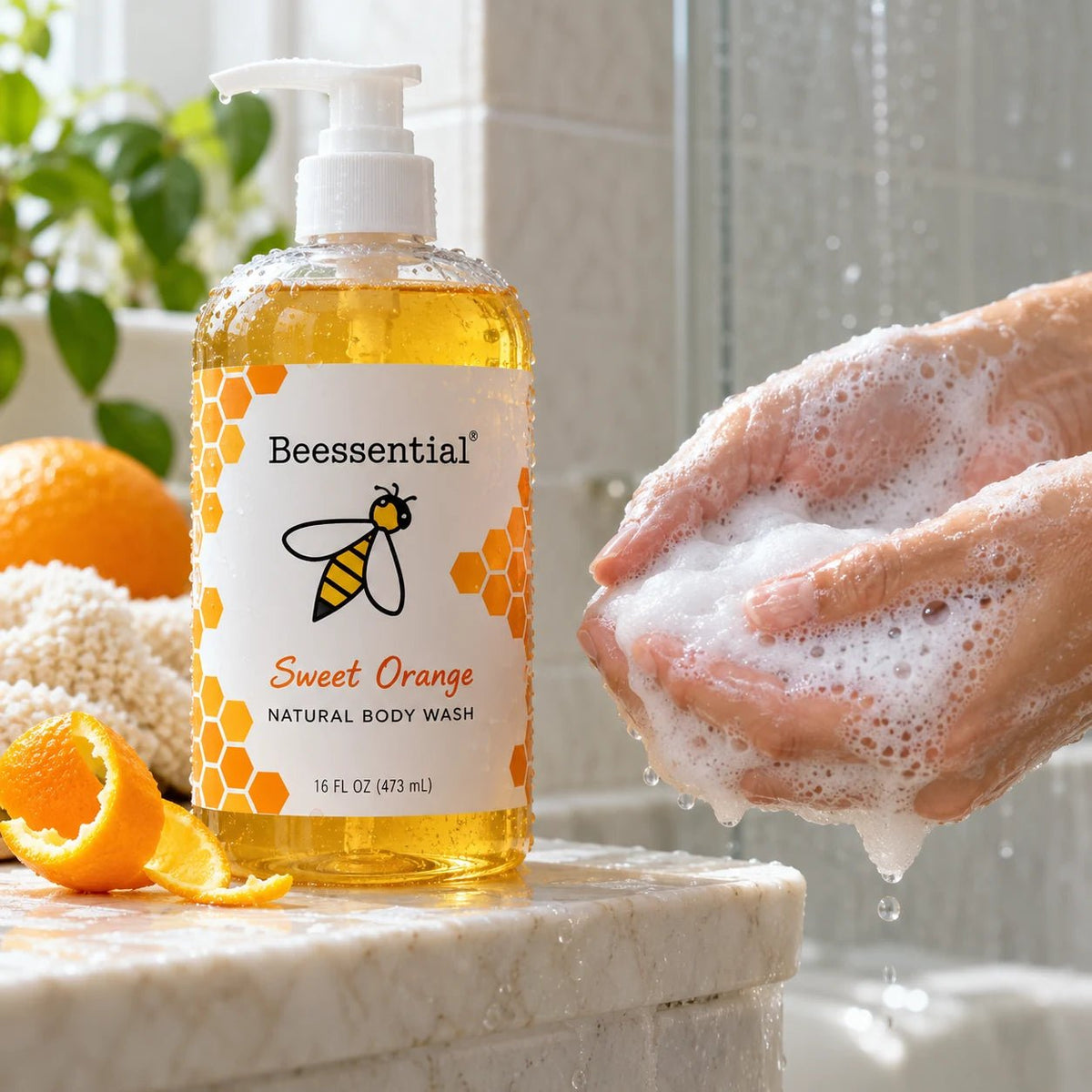 Sweet Orange Body Wash - Beessential