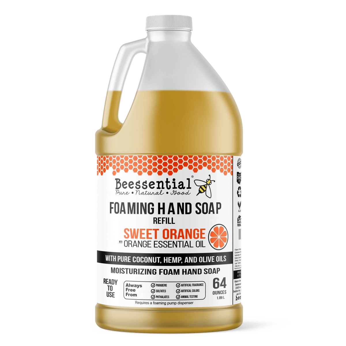 Sweet Orange Foaming Soap - Beessential