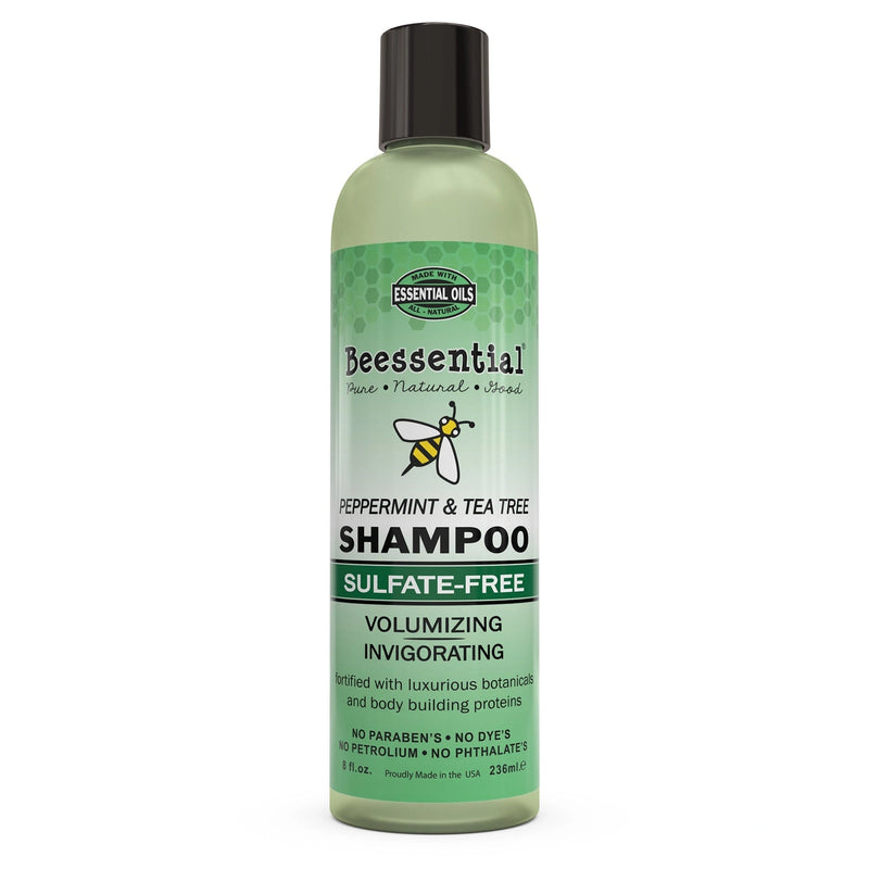Beessential Tea Tree & Mint Shampoo with honey for healthy-looking hair