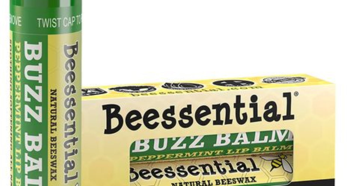 Hydrate and refresh with Beessential Peppermint Lip Balm – A moisturizing beeswax blend for soft lips.