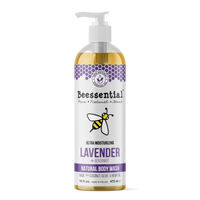 16 oz Beessential Lavender Natural Body Wash with soothing ingredients