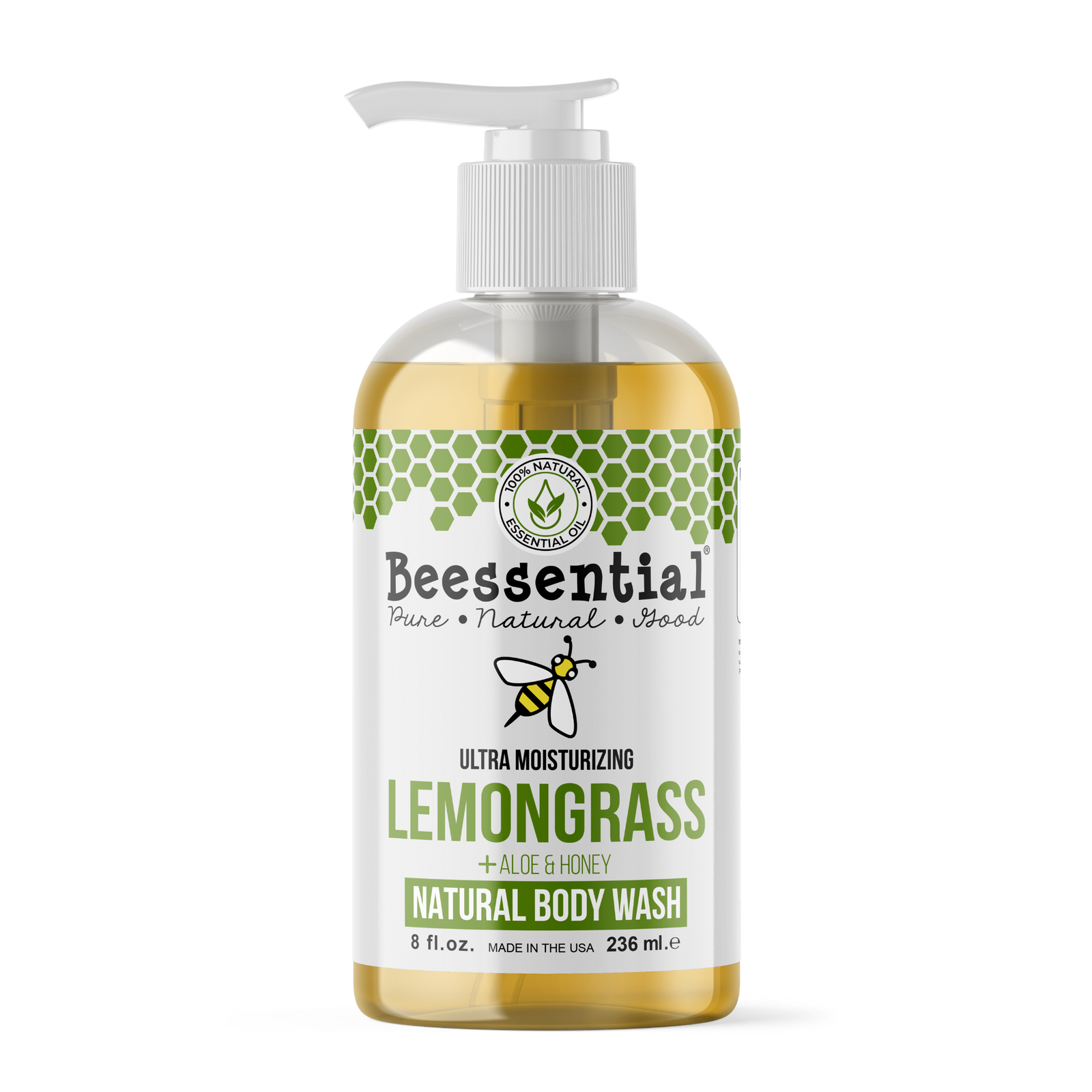 Beessential Lemongrass Body Wash with Natural Ingredients