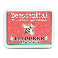 Beessential HappBee Holidays Lip Balm Tin – 5 All-Natural Lip Balms, Customize Your Set for the Perfect Gift