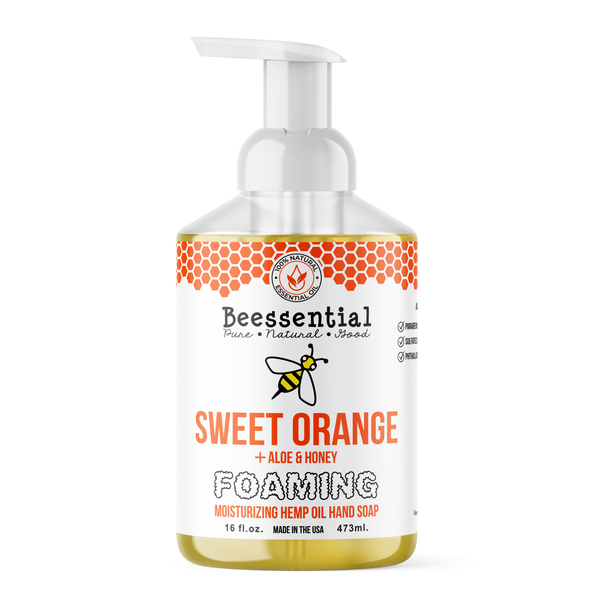 Beessential Sweet Orange Foaming Soap - Natural Hand Wash