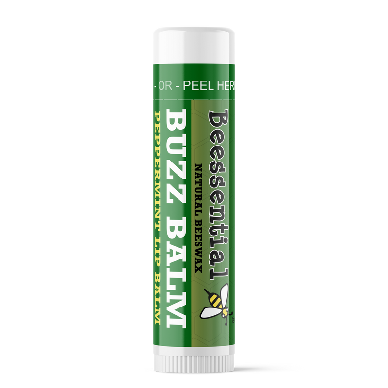 Beessential Peppermint Lip Balm – Refreshing, hydrating lip care with natural beeswax and soothing peppermint oil