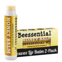 2-Pack Natural Beeswax Honey Lip Balm