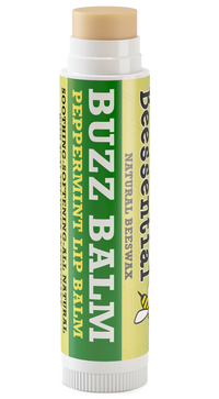 Beessential Peppermint Lip Balm – A cooling, nourishing formula with coconut oil, shea butter, and pure peppermint