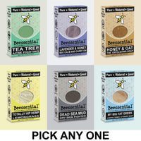 Hydrating yogurt honey oat hemp charcoal tea tree beeswax garden soap