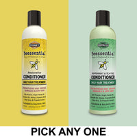 Choose honey conditioner for hair or peppermint tea tree oil conditioner.